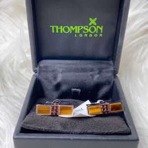 Thompson london luxury tiger cuff links